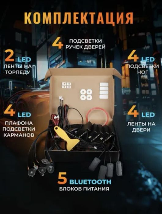 Подсветка для автомобиля smart symphony