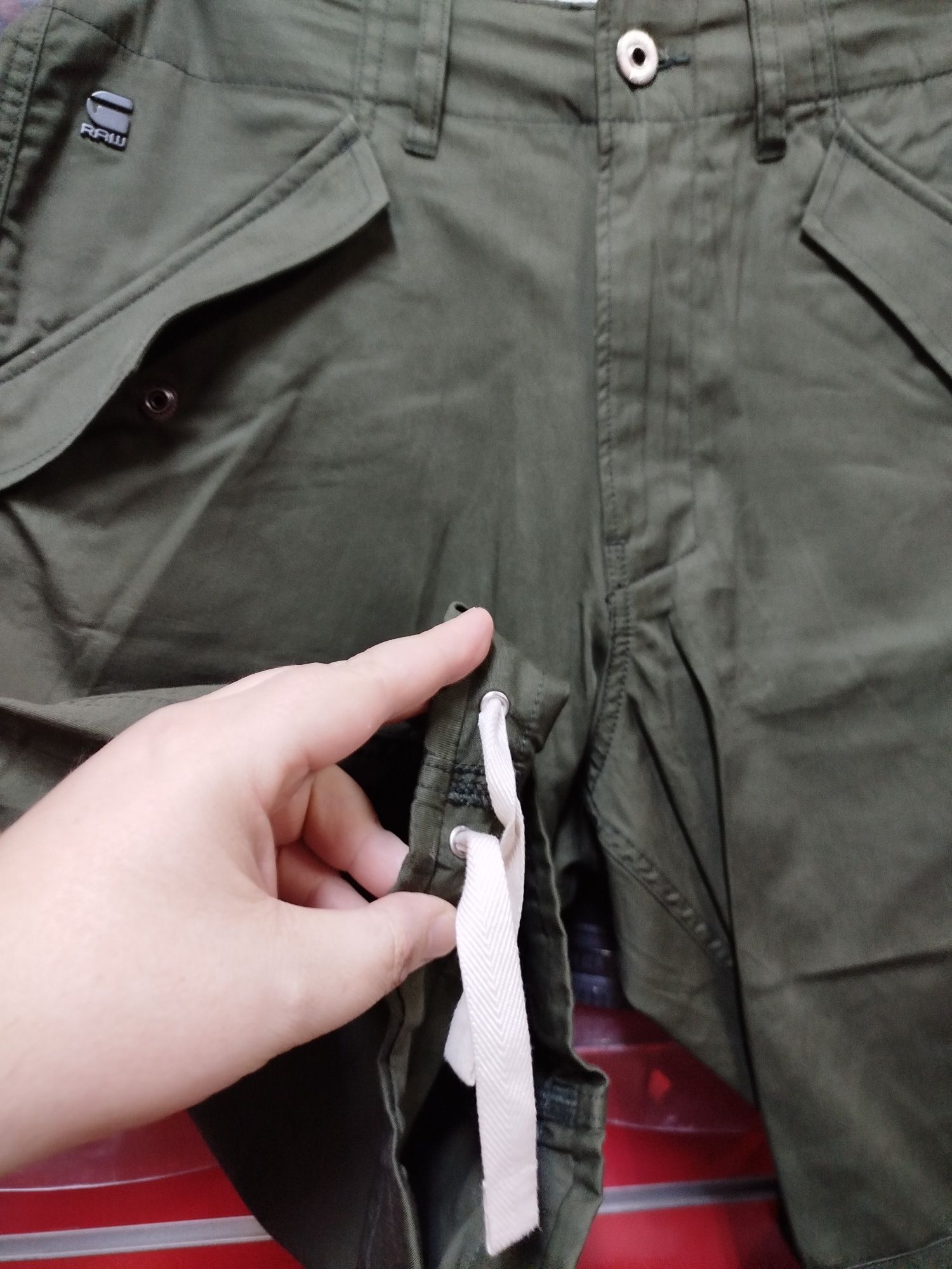 Оригинални мъжки къси панталони G-Star Raw Rovic W30 , 31 нови зелени
