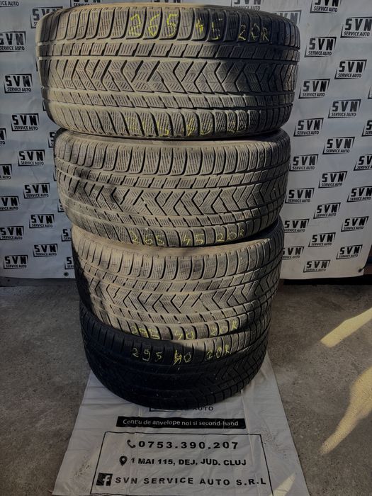 SET 4 Anvelope M+S 265/45 R20 +295/40 R20 PIRELLI Scorpion M+S