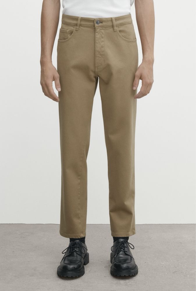 Pantaloni tip denim Massimo Dutti