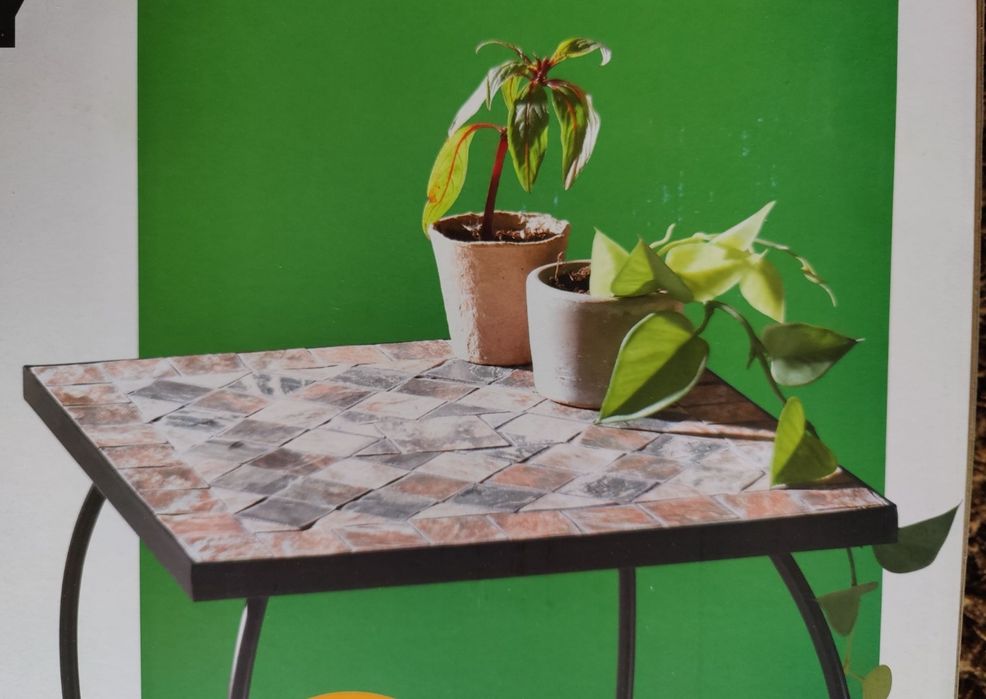 Masă mică mozaic ceramic