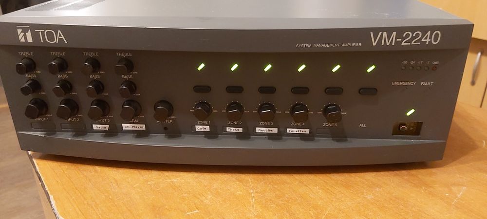 Vând amplificator de sistem TOA VM-2240