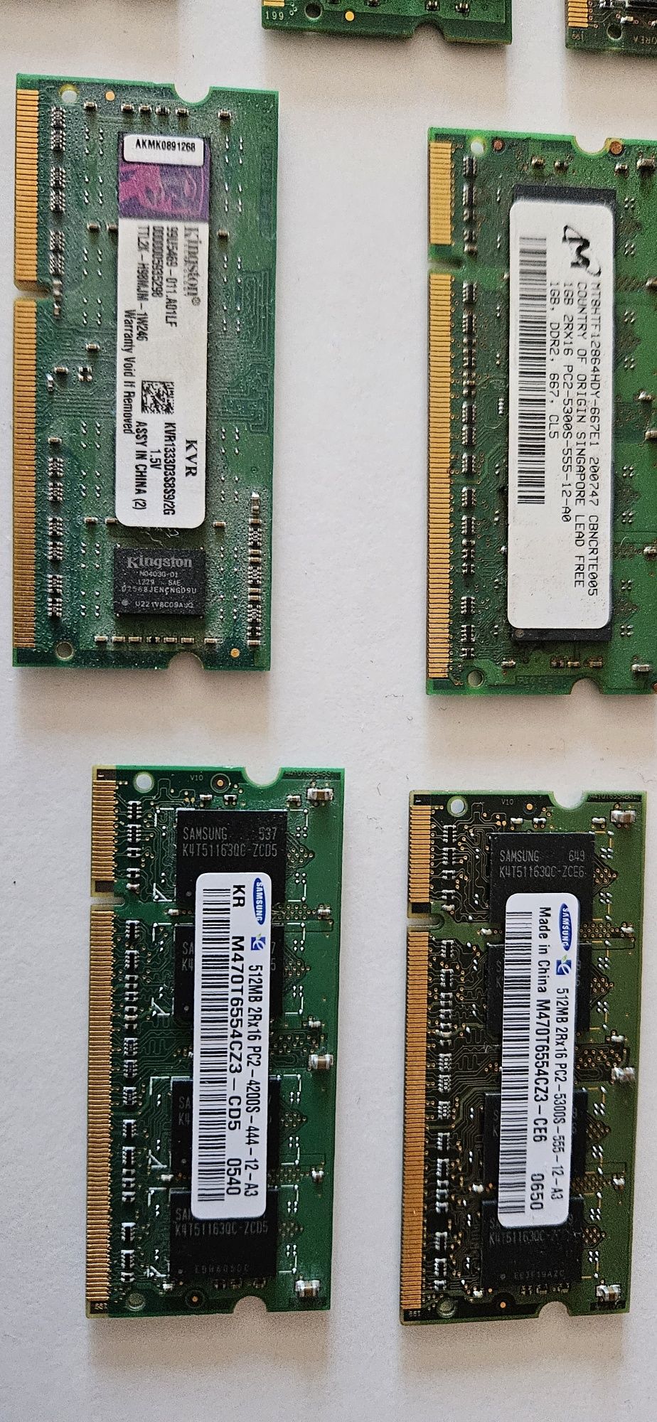 Рам и хард дискове ddr2 ddr3 sodimm hdd