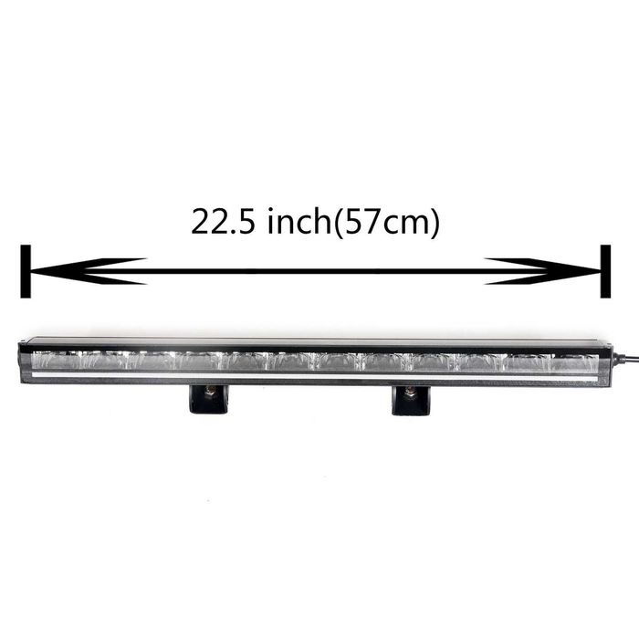 Bara LED XTC Lights SAPHIRE cu lumina de zi galbena 120w 57cm