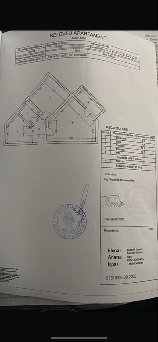 Vand apartament 2 camere total decomandat in ostroveni langa nr 9
