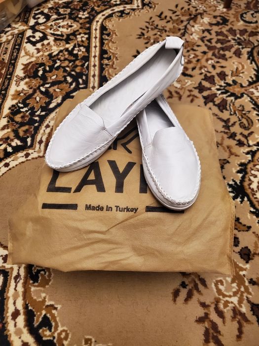 Макосины из чистой кожи