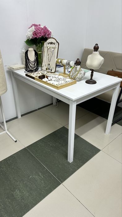 Стол белый ikea сосна