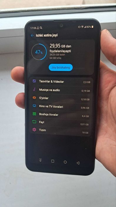 Lg X6 PRO Sotiladi 64 hotira