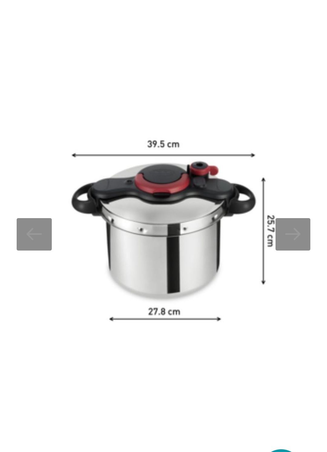 Тенджера под налягане TEFAL CLIPSO MINUT EASY P4620768 6л, 24 см,