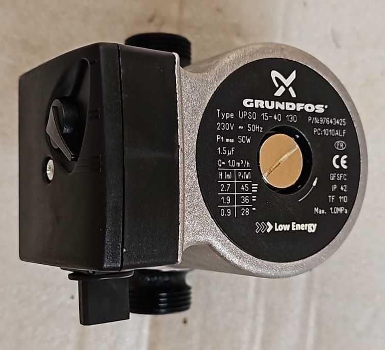 Motor pompa circulatie Grundfos UPS0 15-40, 3 trepte de putere