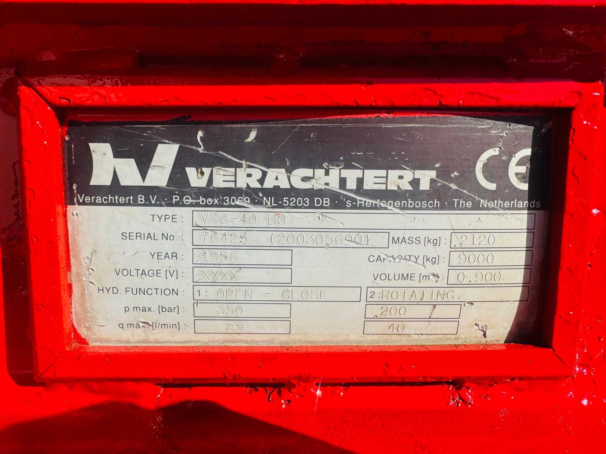 Graifer rotativ demolari/sortare deseuri/lemne, pt excavator 21-35T