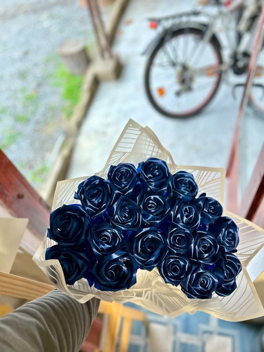 Букет от вечни рози 20 рози