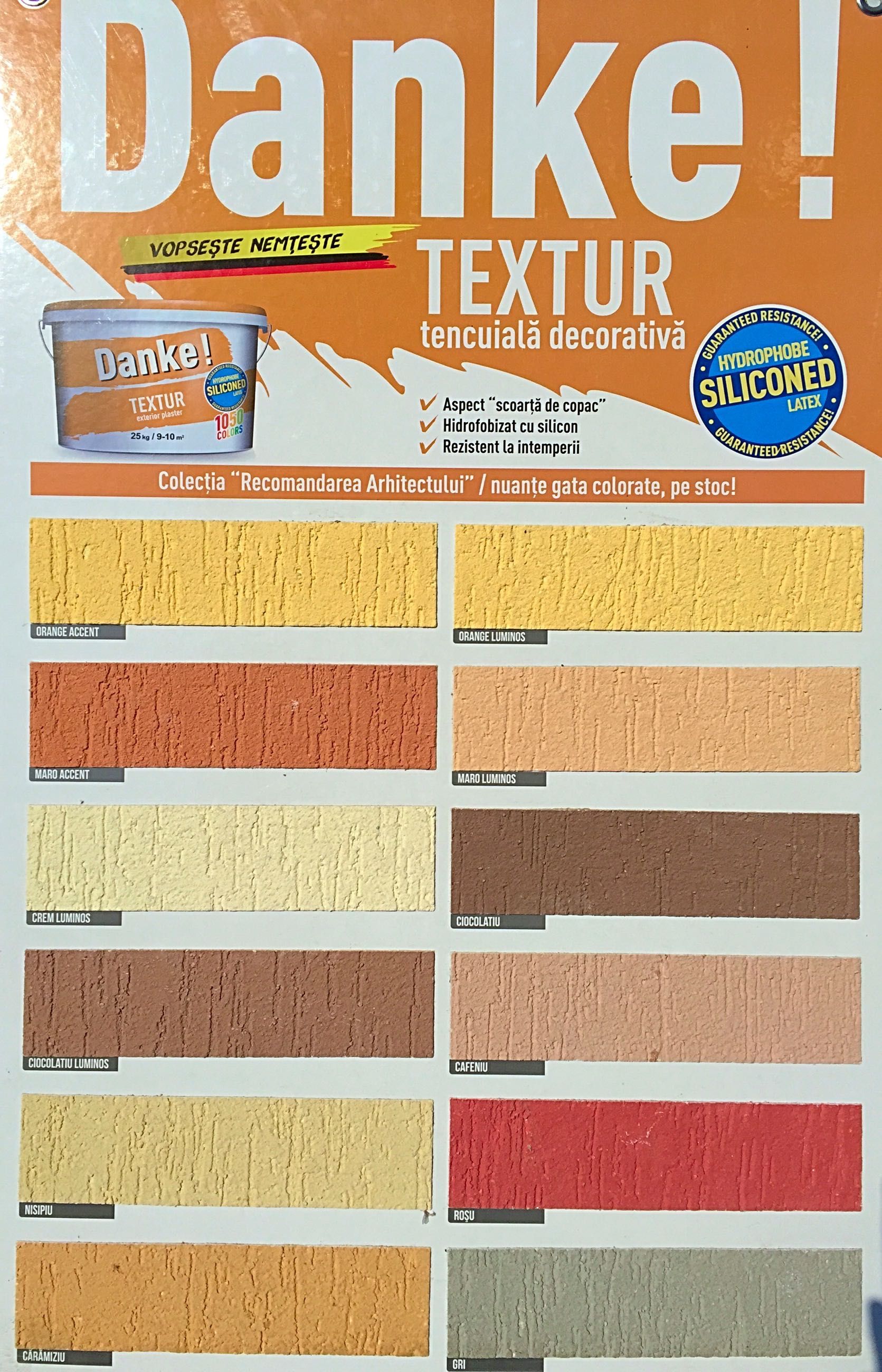 Tencuiala decorativa Danke Textur/Kontur Amorsa Gratis