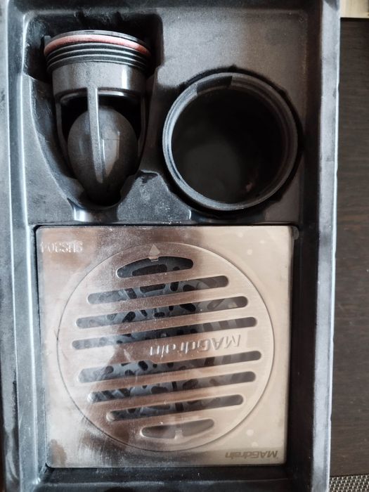 Сифон квадратен, MAGDRAIN inox мат, PC 30Q50 - B