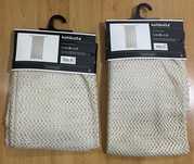 Pachet 2 perdele tesute ivory 2x140x240cm
