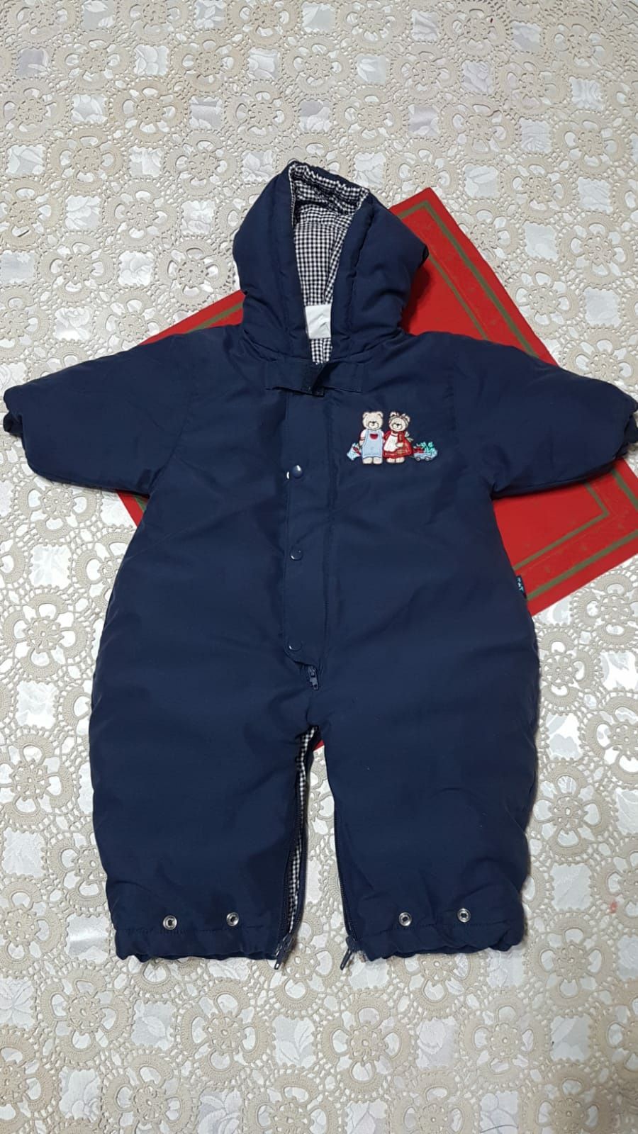 Combinezon iarna bebe - overall marime 68