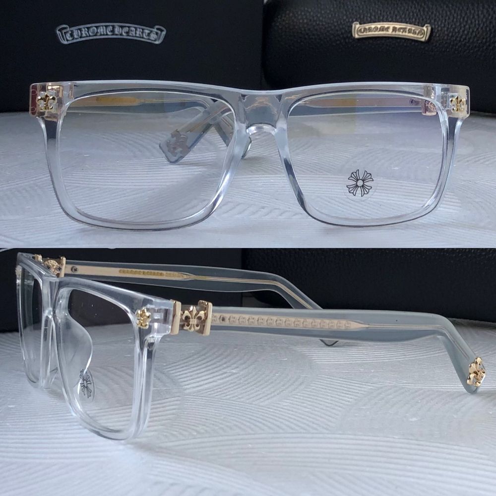 Очила за компютър Диоптрични рамки прозрачни слънчеви chrome hearts