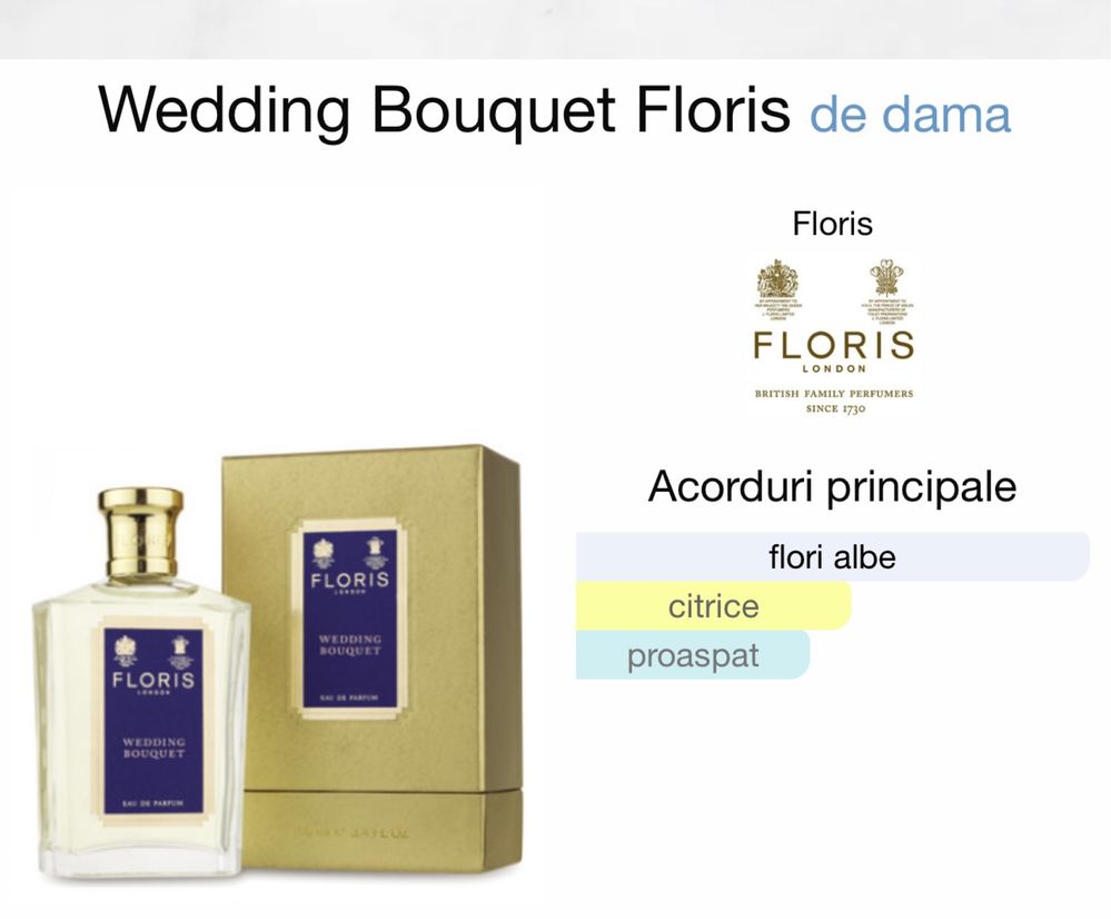 Floris Wedding Bouquet Parfum