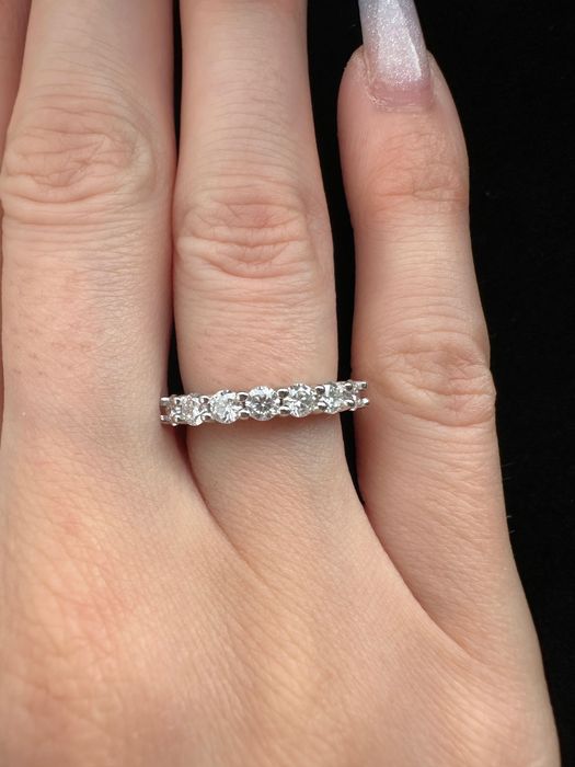 Inel argint cu moissanite