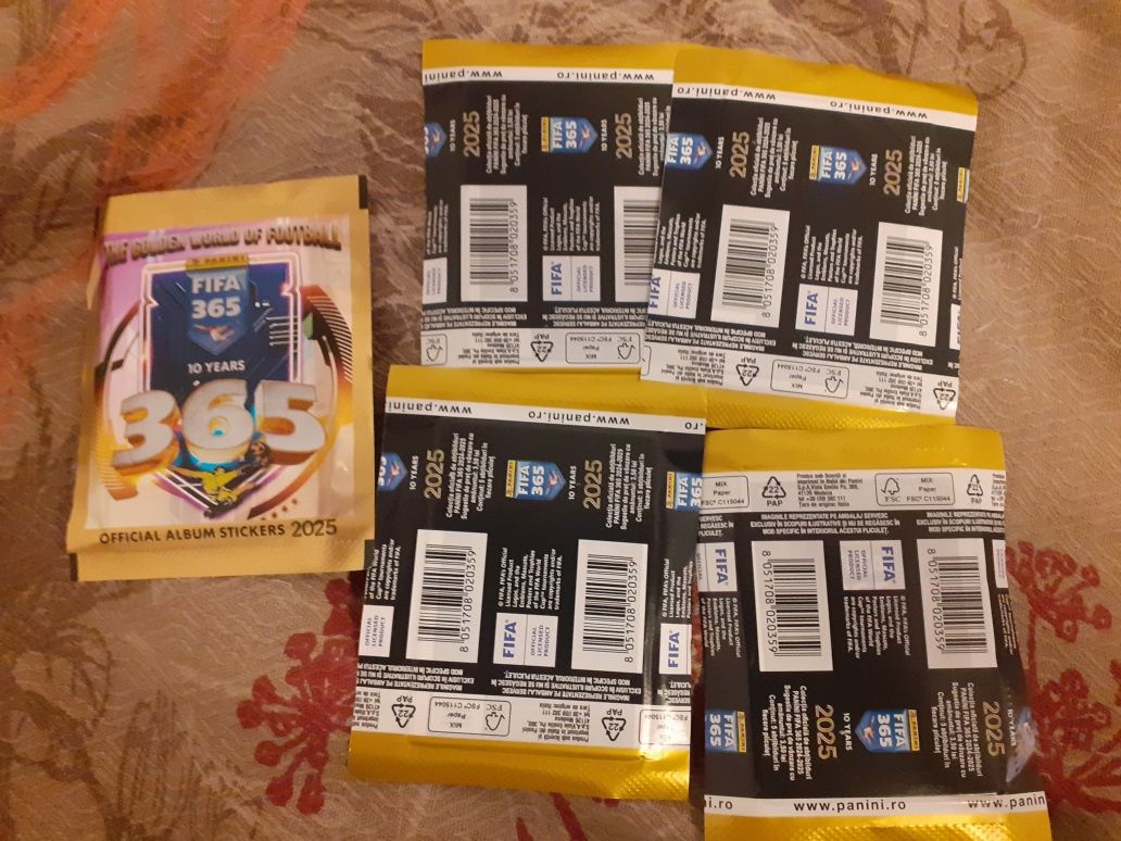 Sticker - abțibilduri- pt album FIFA 365  ed 2025