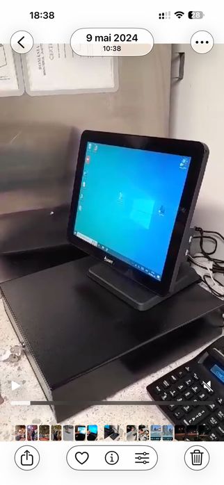 POS all-in-one touch screen.