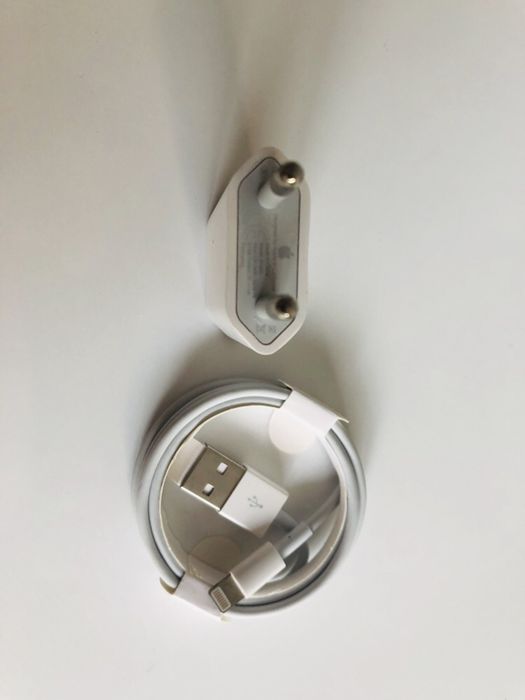 Incarcator + Cablu Usb Sigilat Nou Alb Compatibil Iphone