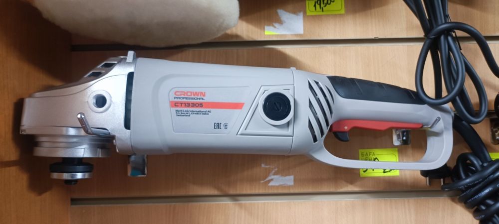 Болгарка 230 Crown. 2.4 кВт. На Левом. Оригинал .Доставка. Кридит. Аст