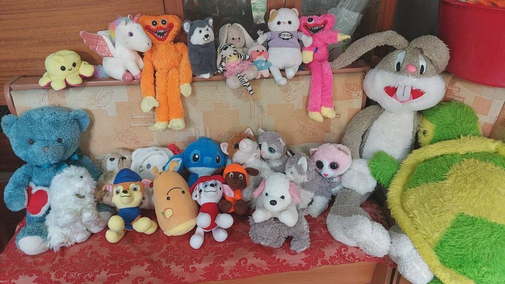 Игрушки мягкие чистые