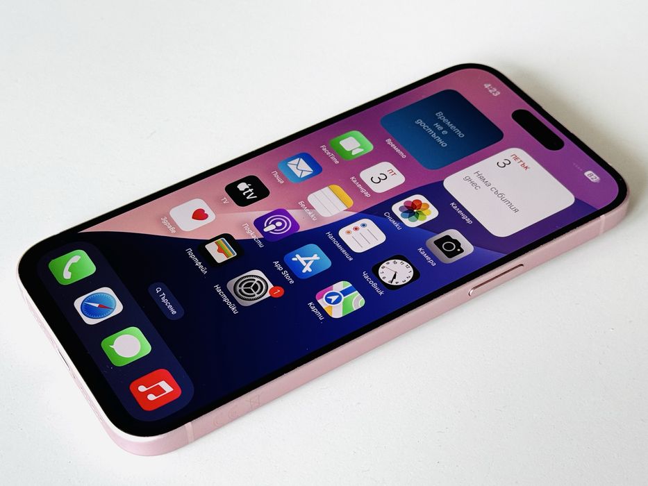 Iphone 15 Plus 128GB Pink Отличен! Гаранция 6 месеца