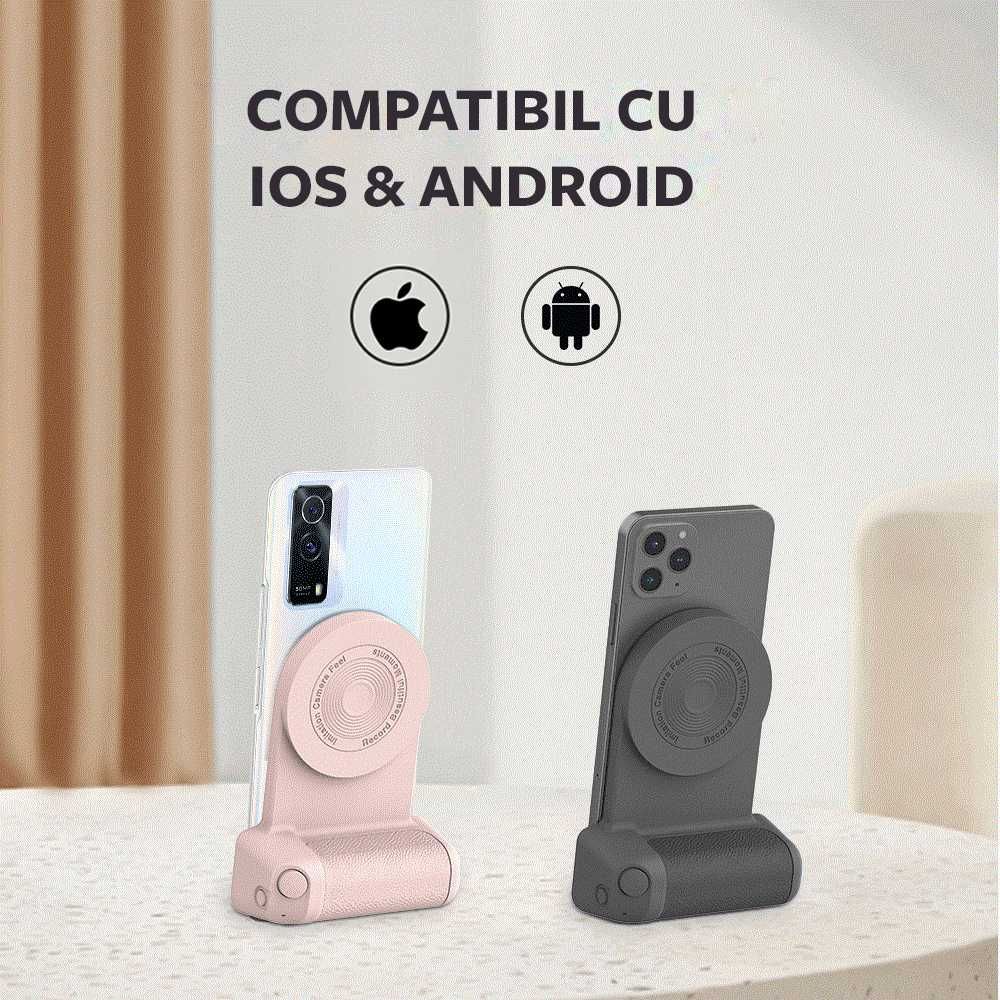 Suport magnetic inteligent pentru telefon cu conectatre bluetooth,snap