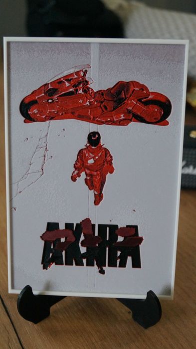 3D постер. Аниме "Акира"