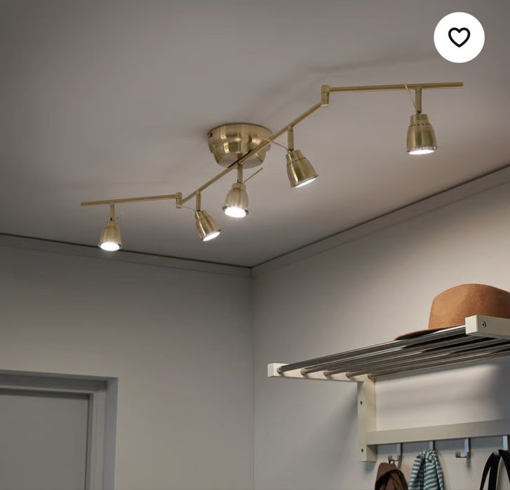 Şină tavan, 5 spoturi