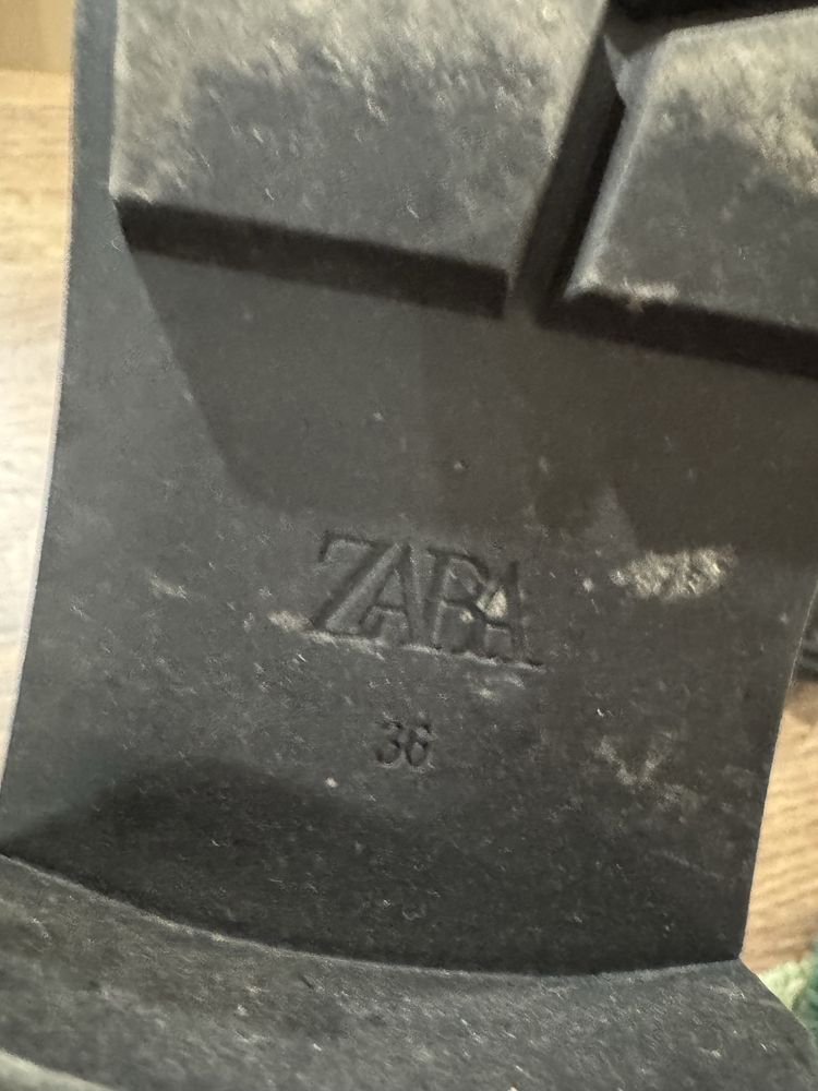 Кожени боти Zara 36 номер