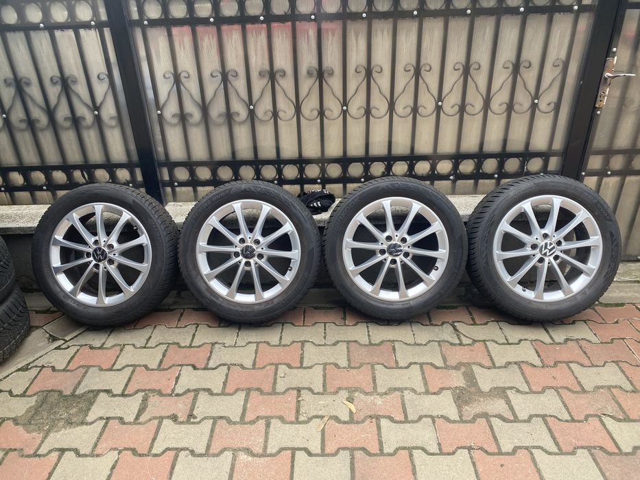Roti/jante vw passat,eos,sharan 205/55/17 ms si fulg , hankook iarna