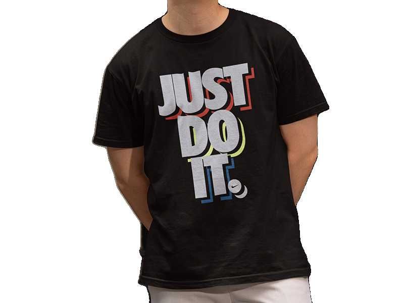 Мъжка тениска NIKE JUST DO IT принт Модели,цветове и размери