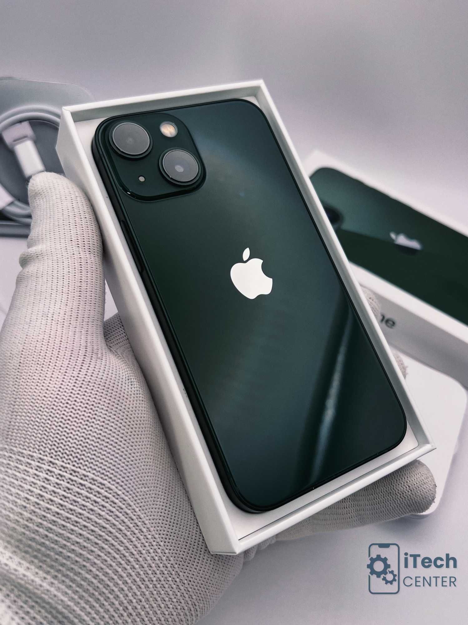 iPhone 13 mini, 128GB, Green, 100% батерия, КАТО НОВ, 1г. ГАРАНЦИЯ!
