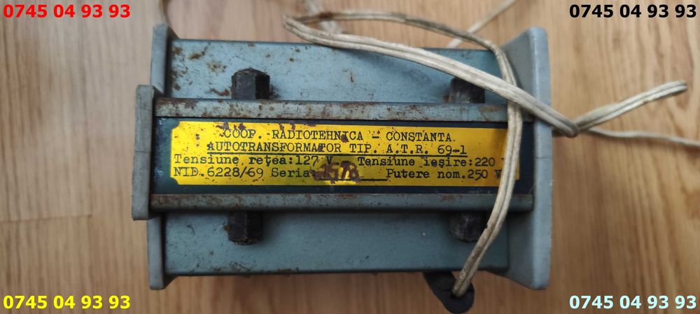 autotransformator de 110v din 220v face 110v 250VA cu proba