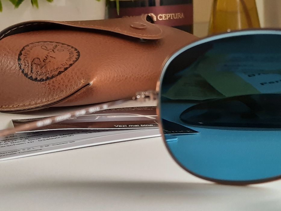 Ochelari de soare CU DIOPTRII RAY-BEN Cockpit ShinyBrown / RODENSTOCK