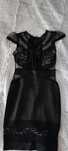 Rochie neagra cu dantelă