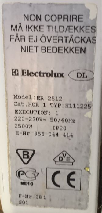 Calorifer electric