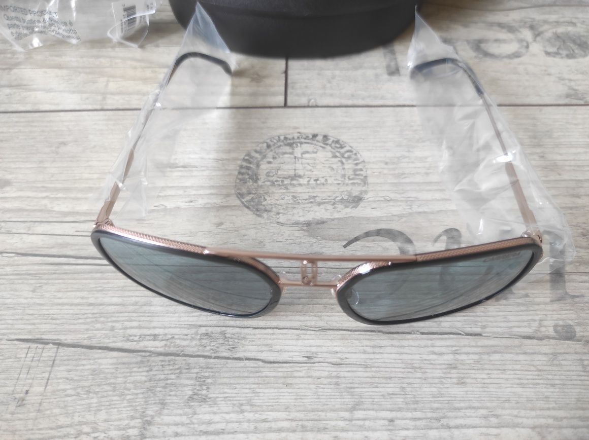 CARRERA луксозни нови мъжки слънчеви очила 100% UV защита Gold
