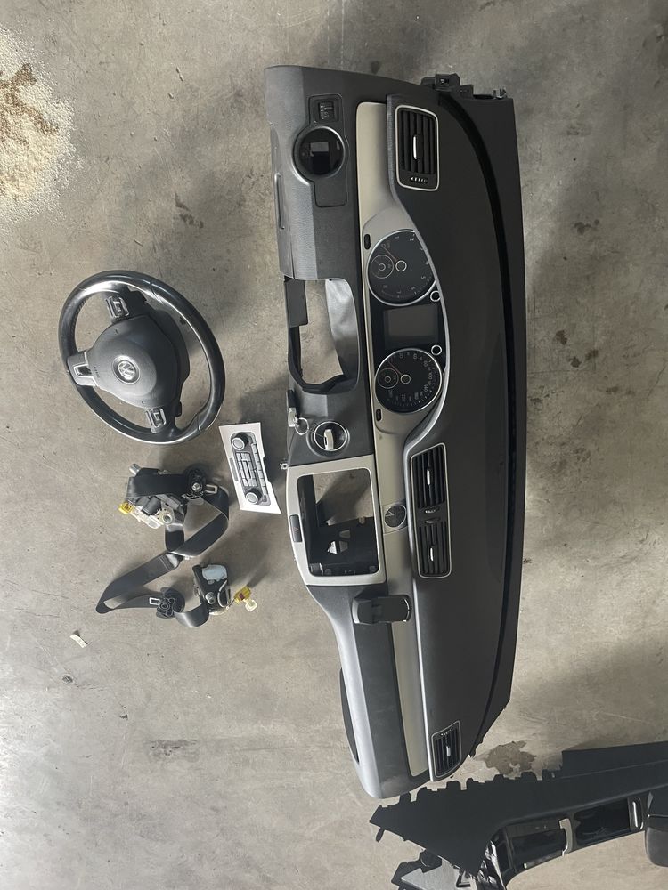Set complet trimuri bord VW passat CC b7 europa / ceas panouri usi