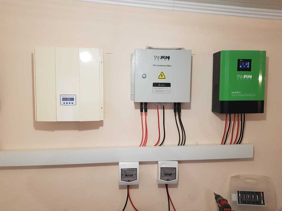 Kit 15Kw trifazic, eoliana 2kw, bateri /acumulatori 48kw
