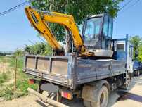 Inchiriere Excavator/Prestări servicii Excavator 3.5tTși Transport7.5T