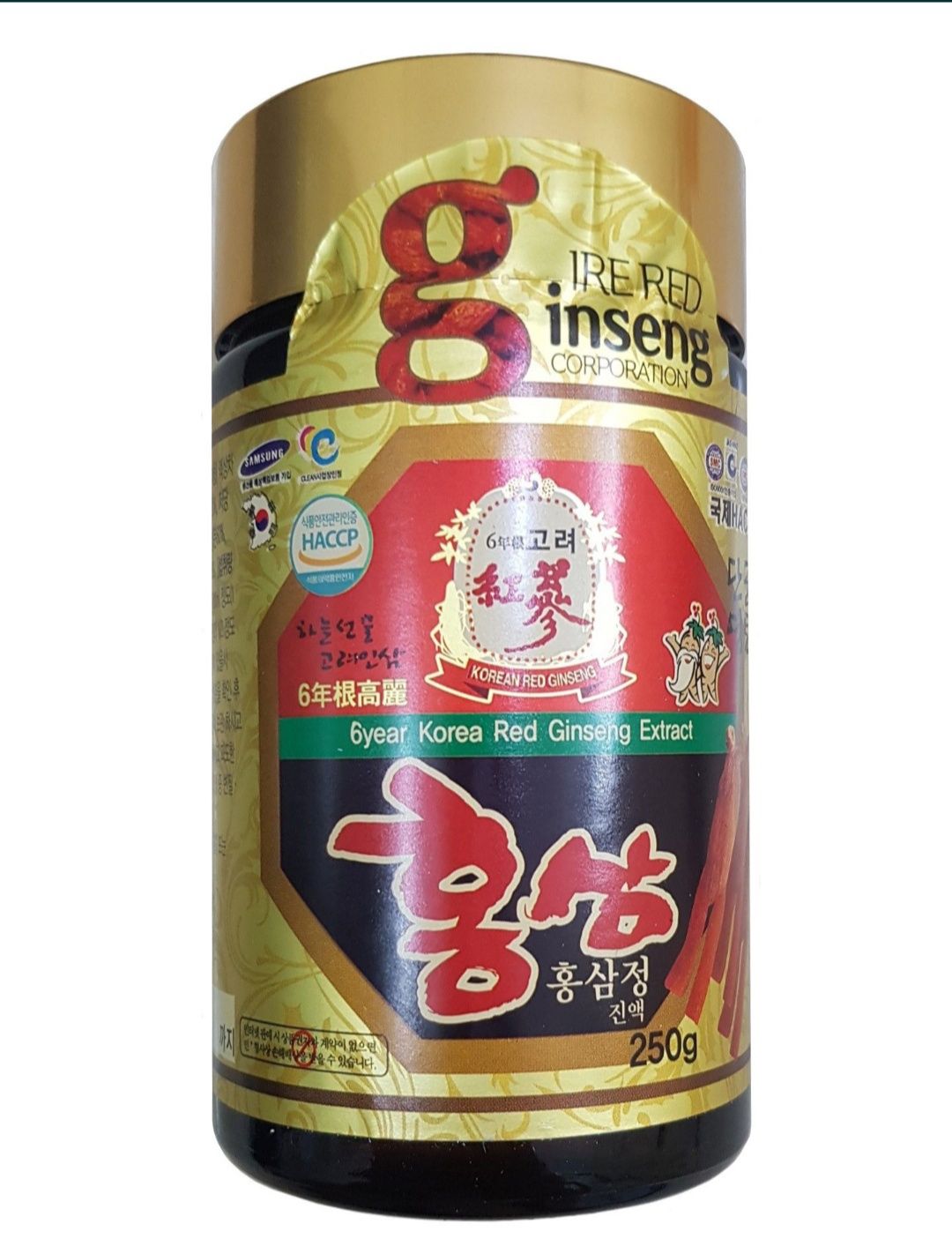 Густой экстракт из корня корейского красного женьшеня с медом.