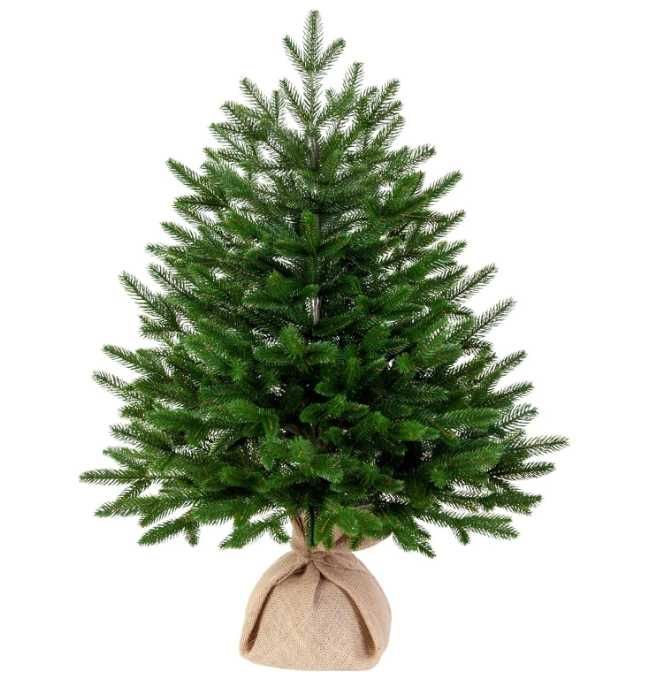 Brad artificial eveXmas ADEL 55 cm, 40 ramuri, suport inclus