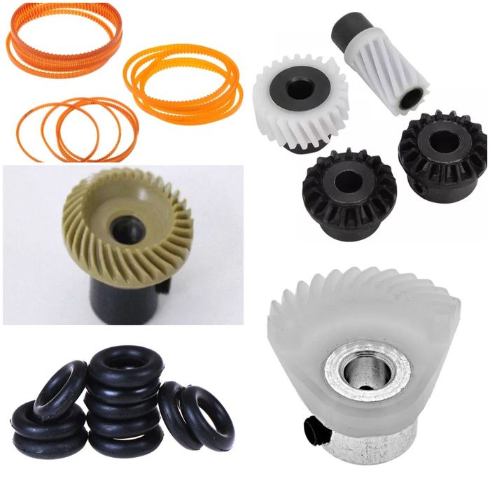 Accesorii, dispozitive, ace, graifare, suveici ,mosorele,pinioane etc.