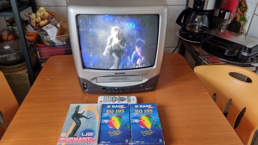 Samsung combo tv videorecorder vhs editare monitor