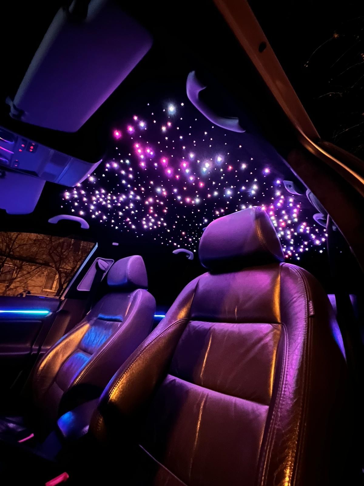 Lumini ambientale stele plafon cosmetica auto