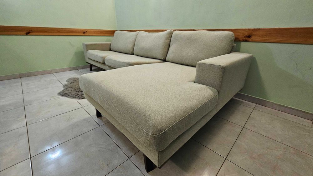 Ъглов сив диван*Почти неизползван*доставка